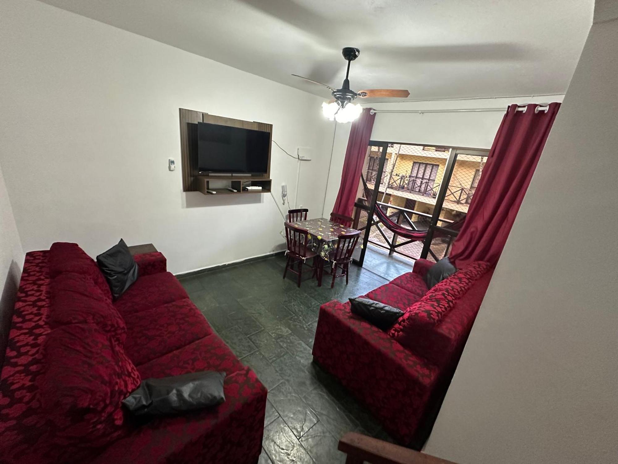 Triplex Piscina Churrasqueira Lava E Seca Wi-Fi E 2 Tvs Em Condominio Com 90M2 No Centro De Ubatuba Bagian luar foto