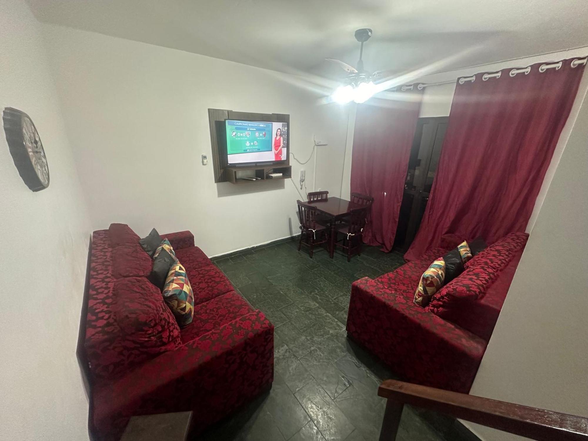 Triplex Piscina Churrasqueira Lava E Seca Wi-Fi E 2 Tvs Em Condominio Com 90M2 No Centro De Ubatuba Bagian luar foto